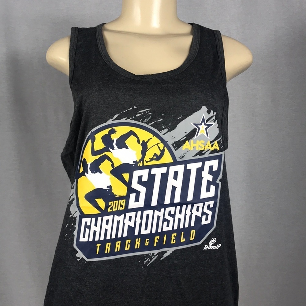 AHSAA Size Medium 2019 State Championships Track & Field Tank Top. New No Tag